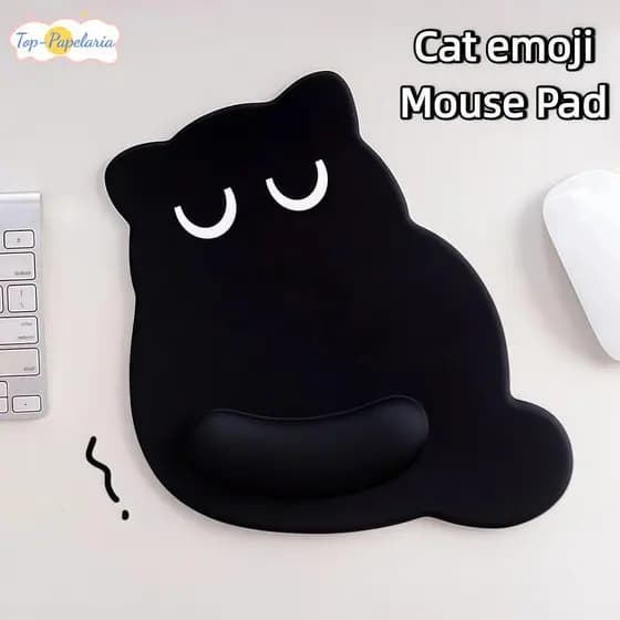 Mouse Pad Perfumado , Almofada De Digitação Macia Para Descanso De Pulso De Gato De Olhos Grandes , Ergonômico Antiderra