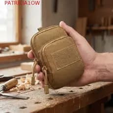 PATRICIA1OW Bolsa Organizadora De Chaves , De Cintura Pequena Com Fivela De Montanhismo Moedas Esportiva Masculina Suspe