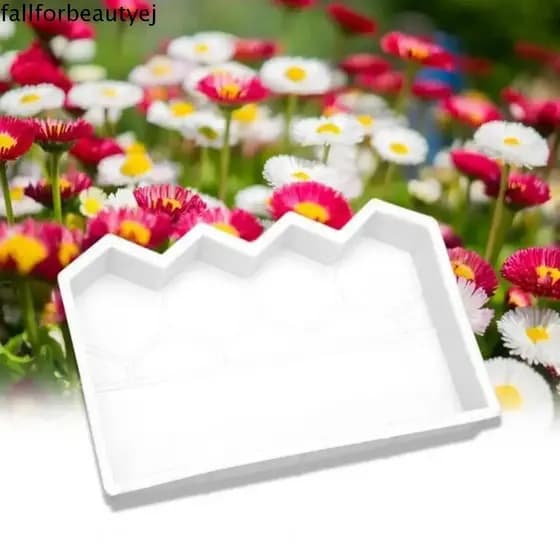 Molde Decorativo De Tijolo FALLFORBEAUTYEJ , De Cimento Para Cerca De Jardim De Plástico DIY , Reutilizável