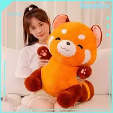 Adorable Red Panda Hug Toy Plush Soft Stuffed Cute Huggable Pillow Kids Birthday Christmas Gift Bedroom Decor Southeast