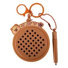 Bonito capivara bola de aço prancheta magnética chaveiro dos desenhos animados capivara divertido quadro de escrita moch