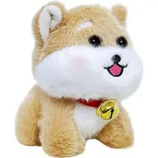 Chaveiro De Pelúcia Kawaii Shiba Inu , Bicho Fofo Para Cachorro Pequeno , Perfeito Recheios De Cesta De Páscoa E Lembran