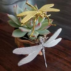 Ornamento De Libélula DARNELL , De Simulação Pequena De Seis Pés , Fácil Uso Metal , Chá 3D , Desktop Para Animais De Es