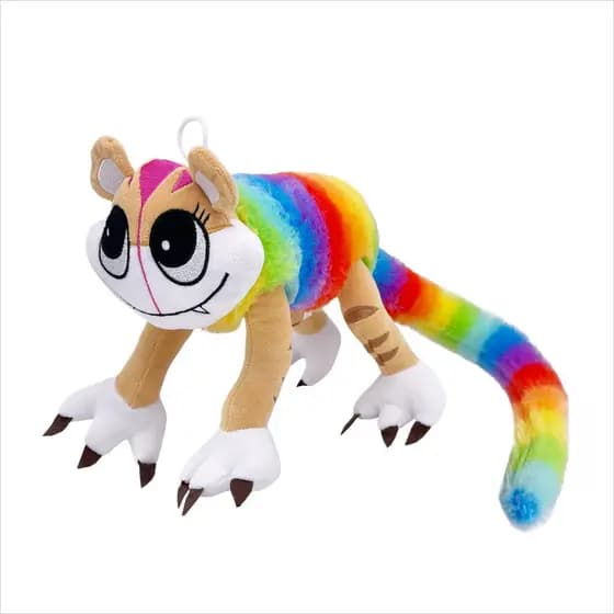 Conjunto De Pelúcia Nightmare Critters Poppy 4 Com Dinossauro Verde E Leão Grande , Coleção De Bichos Tema De Monstro-Bo
