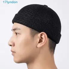 Chapéu Respirável De Malha LYNDON , De Pele De Melão Sem Aba Ultraleve Ajustável , Gorro Curto Casual