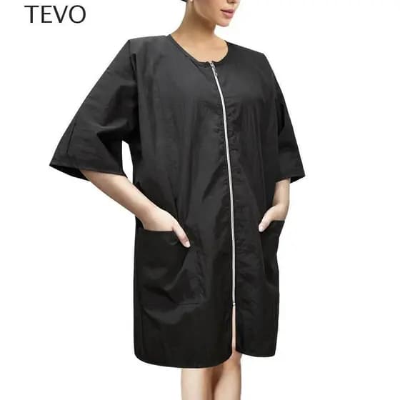 Capa De Cabeleireiro Para TEVO , Vestido De Corte De Cabelo De Pano De Penteado À Prova D'água Com Manga