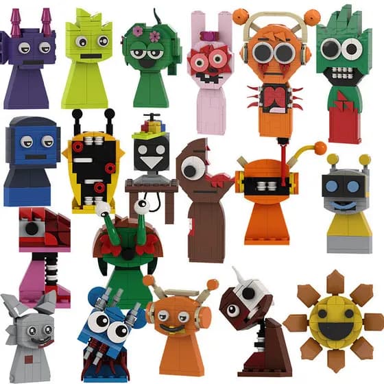 Novo Conjunto De Bonecos De Ação Sprunki Incredibox Brinquedos Ornamentos Decorativos Boneca Bloco De Construção Modelo