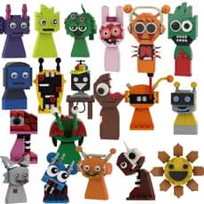 Novo Conjunto De Bonecos De Ação Sprunki Incredibox Brinquedos Ornamentos Decorativos Boneca Bloco De Construção Modelo