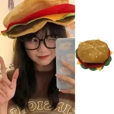 Chapéu Em Formato De Cheeseburgers Exclusivo Opalineer Para Apresentações Chapéus Adultos E Crianças Carniva