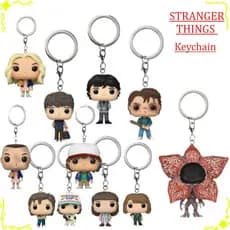 Novo Chaveiro Coisas Estranhas Dustin Onze Steve Demogorgon Robin Will Mike Para Mochila Pingente Menino Menina Presente