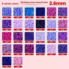 Perler Beads Mard Bean Fusion 2.6 Mm Pindou DIY material Saco Conjunto De Presentes De Feriado