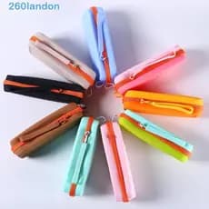 Estojo De Óculos Com Zíper LANDON , De Natação De Silicone Macio Respirável , Portátil