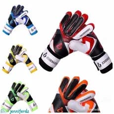 Luvas de futebol JENNIFERDZ, Luvas Excelentes Goleiro Resistentes ao Desgaste, Luvas de treinamento antiderrapante antid