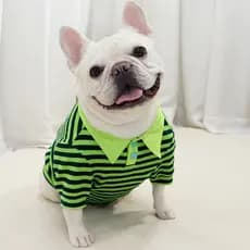 GOU-HOME Roupa Para Cachorro Bulldog Outono Estilo Fino Material De Algodão À Prova De Abrasão