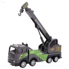 Modelo De Carro De Engenharia ADAMES , Brinquedos Educativos De Caminhão Guindaste De Simulação , Escavadeira De Veículo