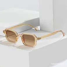 Óculos De Sol Feminino Retro Rebites Decoração Gradiente Tons UV400 Masculino Leopardo Azul