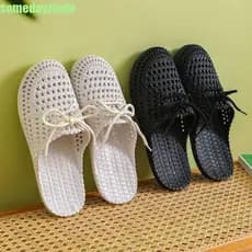 SOMEDAYZL0M Chinelos De Praia , Sapatos Femininos Antiderrapantes Com Buracos , Sandálias Casuais Vazadas