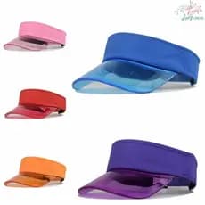 Chapéus De Sol De Verão JOPNE , Bonés De Viseira Transparentes Ajustáveis Respiráveis , Chapéu Superior Vazio Anti-UV De