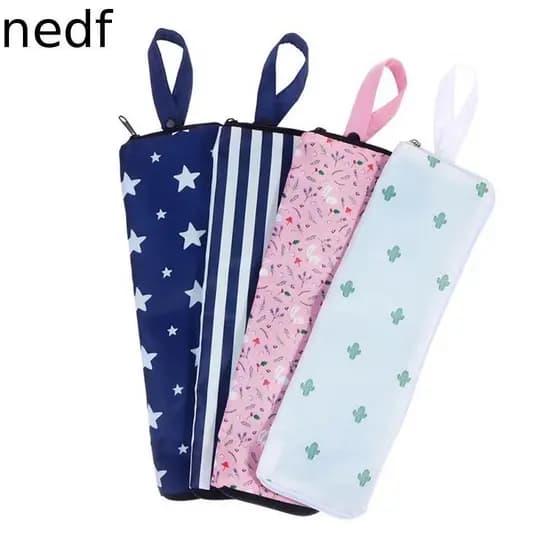 NEDFS Capa De Guarda-Chuva Dobrável , Bolsa De Armazenamento Doméstico Com Impressão , Estojo À Prova D'água