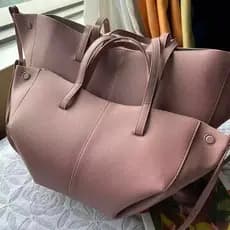 Bolsa Tote Pequena POPO com Carteira Correspondente - Bolsa Versátil e Elegante para Uso Diário - 34x22x12cm