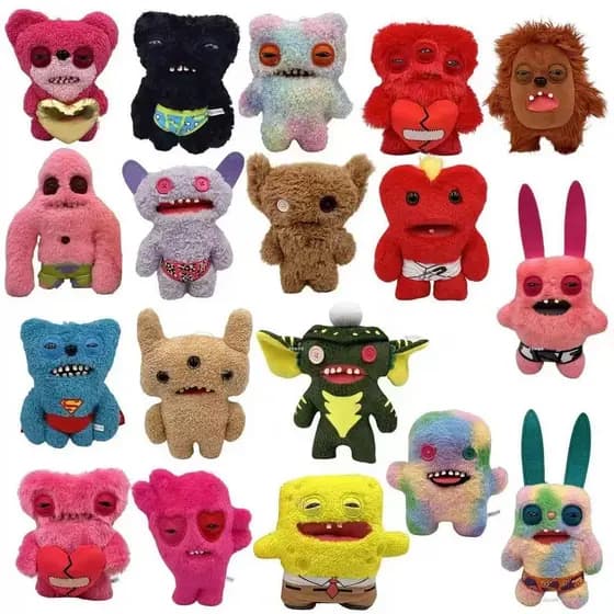 zuru fuggler Fugagler Big Teeth, brinquedo de pelúcia, monstro fofo Funk Tooth