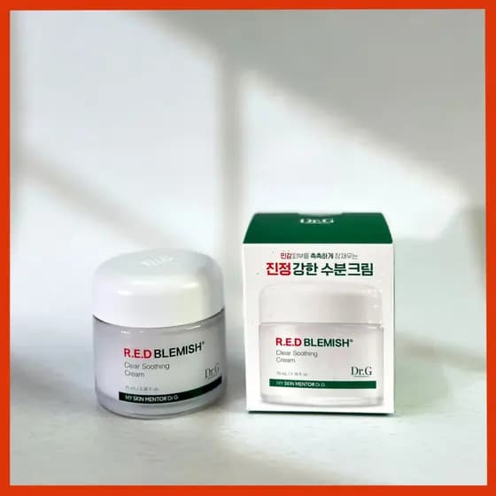 [Dr.G] R.E.D Creme Calmante para Imperfeições (70ml/50ml) Complexo 5-cica
