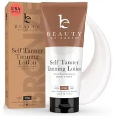 Autobronzeador Beauty by Earth - Fabricado nos EUA com Ingredientes Naturais e Orgânicos, Loção Hidratante Autobronzeado