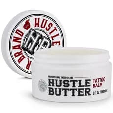Hustle Butter 5oz Bálsamo para Tatuagens Novas e Antigas - Seguro Durante a Cura - Hidrata e Rejuvenesce Cosméticos para