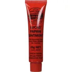 Pomada Lucas Papaw 25g - Bálsamo Calmante para Lábios e Pele com Papaia Carica Fermentada Fresca, Ingredientes Naturais,