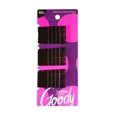 Goody Styling Essentials Grampos de Cabelo, Pretos, 2 Polegadas, 60 Unidades (Pacote com 6)
