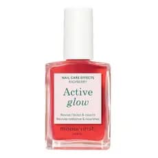Manucurist Active Glow Raspberry Nail Polish & Care - Corretivo e Cuidado para Unhas Ultra-Brilhante 2 em 1 - Ingredient