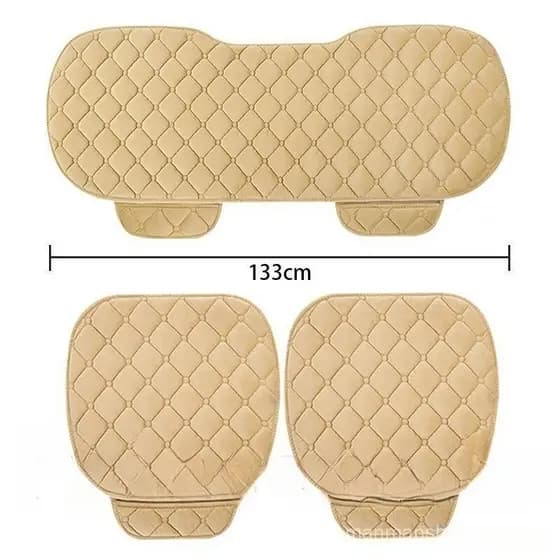 [Princesa] [Escolha de Valor] SEAMETAL Capa Universal para Banco de Carro, Tapete de Pelúcia Antiderrapante, Protetor de