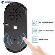NOBELJIAOO Sensor De Abertura De Porta De Carro Inteligente Alarme Dispositivo Anticolisão Notificações De Voz Com De Al
