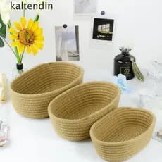 KALTENDIN Caixa De Armazenamento De Artigos Diversos Corda De Algodão Moda Fone De Ouvido Papelaria Doces Chaves Organiz