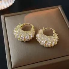 cartelas de brincos feminino kit brinco aço inoxidável ✷Brincos de diamante piscando 2023 novo estilo de venda quente ni