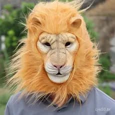 Látex Leão Máscara Macio Engraçado Festa Máscaras Animais Cabelo De Adulto Coringa Halloween Маска Traje Bola Chapelaria
