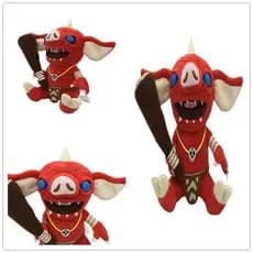 Boneca De Pelúcia The Legend of Link-Figura De Ação Hyrule Warrior Com Espada Mestre , Colecionável Macia Para Fãs E Cri