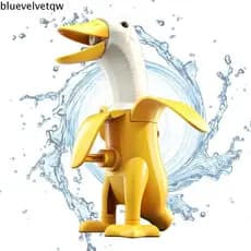 Brinquedo De Água De Pato Banana BLUEVELVETQW , Brinquedos Portáteis De Spray Fáceis De Preencher , Respingos