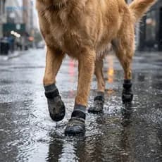 RYBACURE 4 Peças De Botas Antiderrapantes Para Animais De Estimação , Meias Impermeáveis Respiráveis E Resistentes Ao De