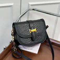 Bolsa elegante, mini bolsa de ombro, bolsa feminina versátil, bolsa transversal de PU, bolsa de ombro simples e elegante