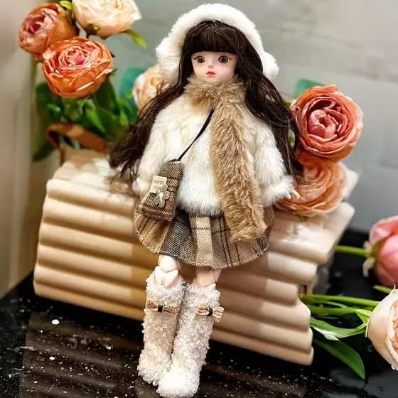 Boneca De 30 Cm De Alto Valor Estilo Floresta 1/6 BJD Conjunto De Roupas De Única Para Meninas , Brinquedo De Princesa