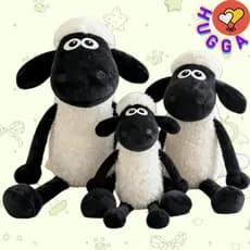 ❤ HUGGA Bonito Shaun A Ovelha Plushie Brinquedo Divertido Cordeiro Pelúcia Boneca Crianças Aniversário Coisas Festa Troc