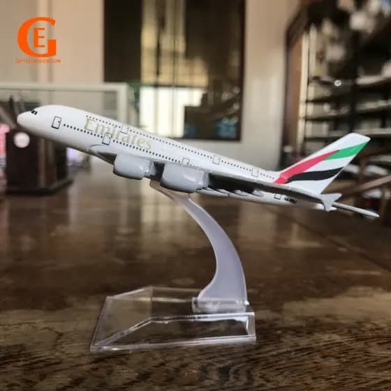 Emirates Airlines Airbus 380 Avião Modelo De Airliner Fundição A380 Aviação Collectible Toy Presente