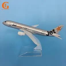 Jetstar Airways Airbus 320 Modelo De Aeronave Diecast Alloy Avião A320 De Metal