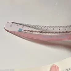 Japão kokuyo kokuyo Régua curva de onda de planeta de cor clara 15 cm Simples Criativo Alunos do ensino médio usam régua