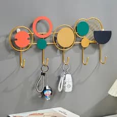 [Estoque pronto] Gancho criativo para roupas, porta de entrada, armazenamento de chaves, suspensão de parede, decoração