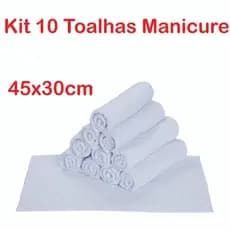 Kit c/10 Toalha Social Manicure p/Salão 30X45cm