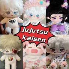 Anime Jogo Jujutsu Kaisen Algodão Boneca Brinquedo De Pelúcia Itadori Yuji Gojo Satoru Fushiguro Megumi Recheado Vestir-