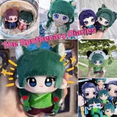 10cm The Apothecary Diaries Chaveiro Com Pingente De Algodão De Pelúcia Anime Mao Jinshi Bonecos Decorativos Peri