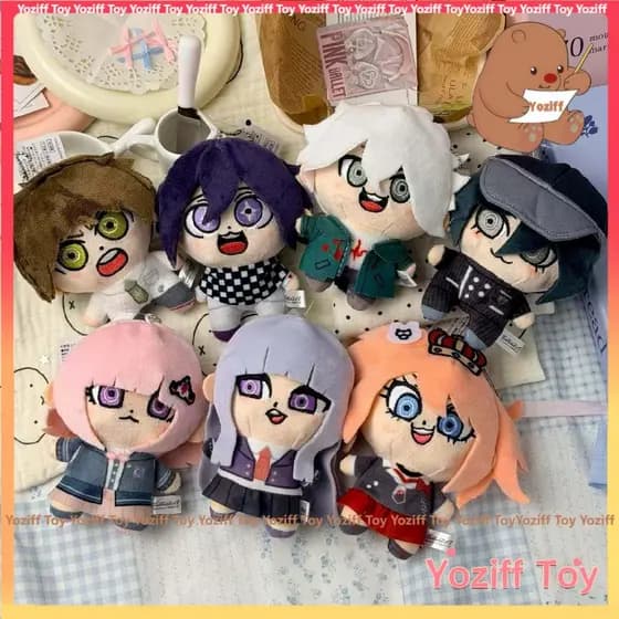 Boneca De Pelúcia Danganronpa De 10CM , Enoshima Junko Kirigiri Kyoko Naegi Makoto Nanami Chiaki Cosplay